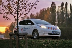 Městská policie Pardubice testovala Nissan Leaf